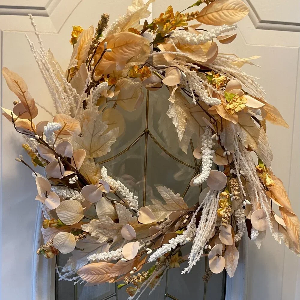 Cottage Core Farmhouse Boho Wreath NWOT
